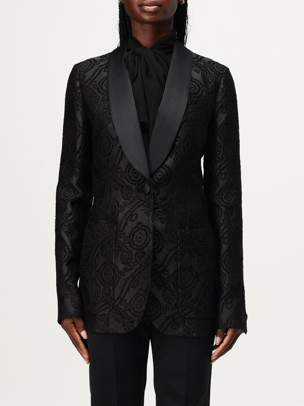 エトロ ETRO 背広上衣 背広 上衣 レディース 黒いこと Suit Jackets WRCA003699TJS51 関税 貨物輸送無料 2025AW gi