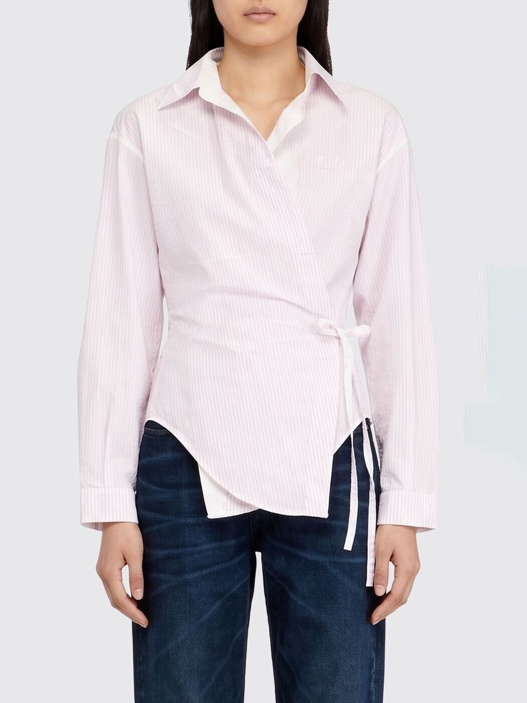 ディーゼル DIESEL シャツ レディース ピンク Shirts A200340QMBZ Pink 関税 送料無料 2026SS gi｜BRANDSHOP「il Tesoro」