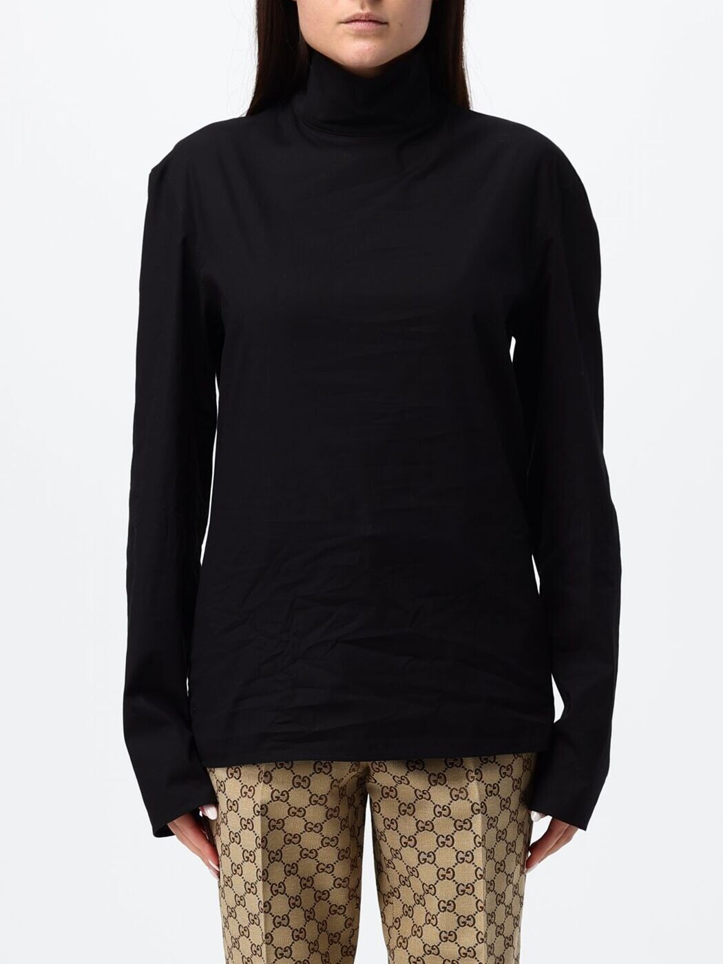 グッチ GUCCI Tシャツ トップス レディース ブラック T-shirts and tops 874678ZAUYL Black 関税 送料無料 2026AW gi|BRANDSHOP「il Tesoro」