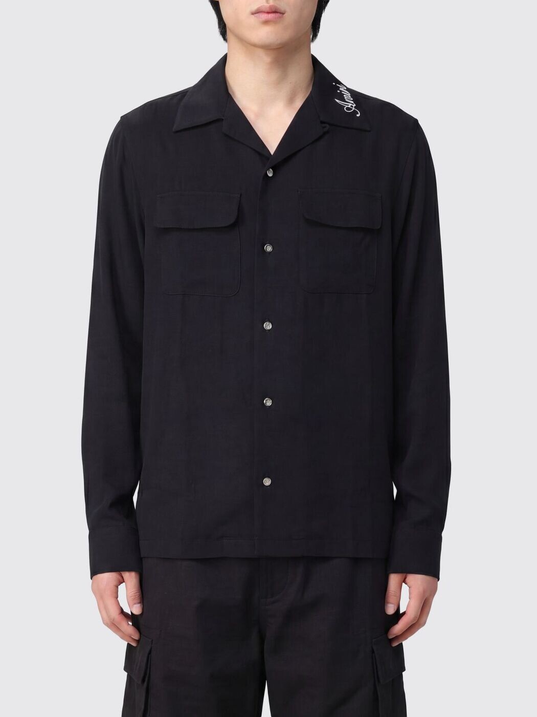 アミリ AMIRI シャツ メンズ ブラック Shirts AMSTCA1097 Black 関税 送料無料 2026AW gi｜BRANDSHOP「il Tesoro」