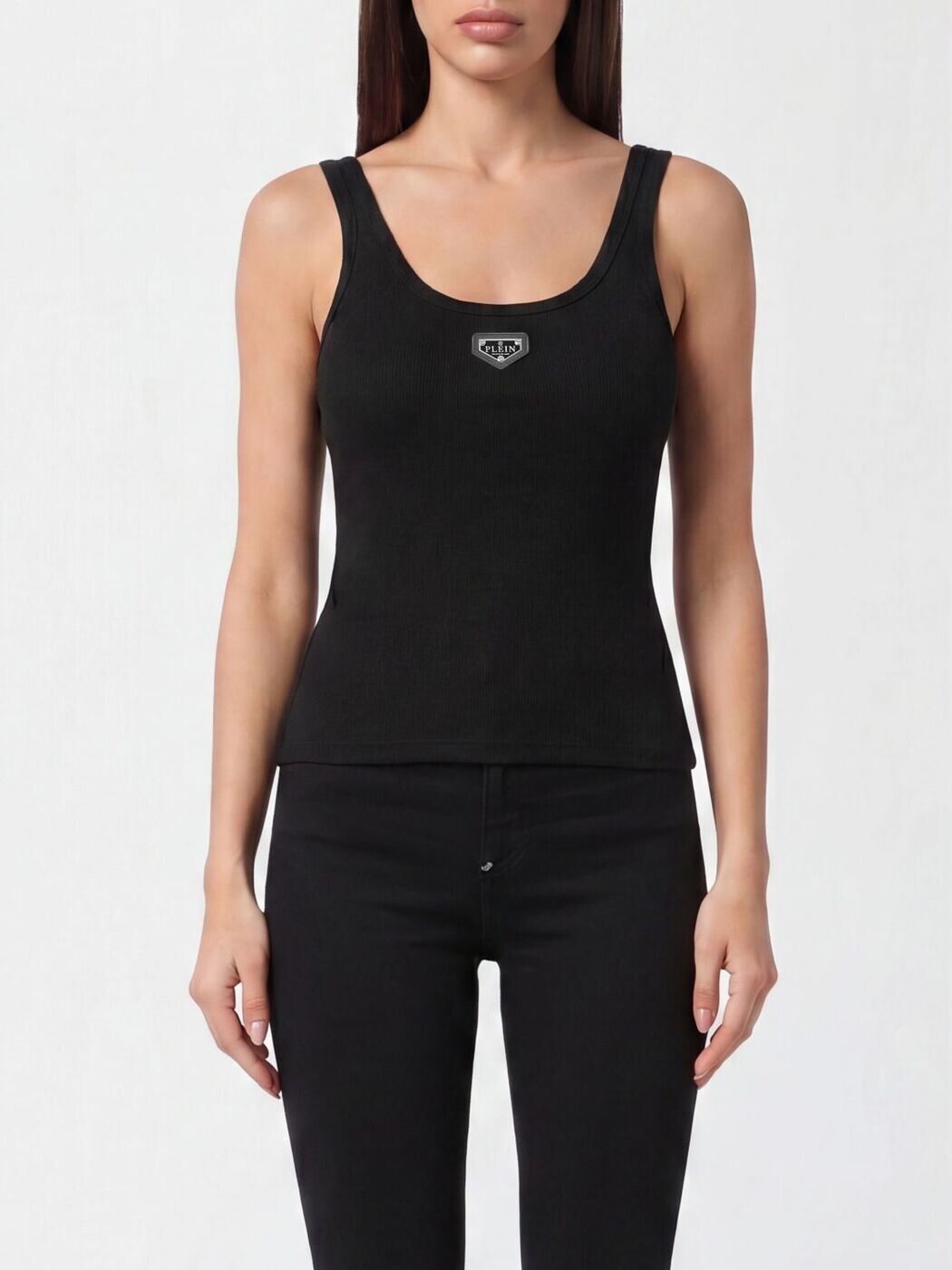 フィリッププレイン PHILIPP PLEIN Tシャツ トップス レディース ブラック T-shirts and tops UAECWTK3855PTE003N Black 関税 送料無料 2026SS gi｜BRANDSHOP「il Tesoro」 35,685円