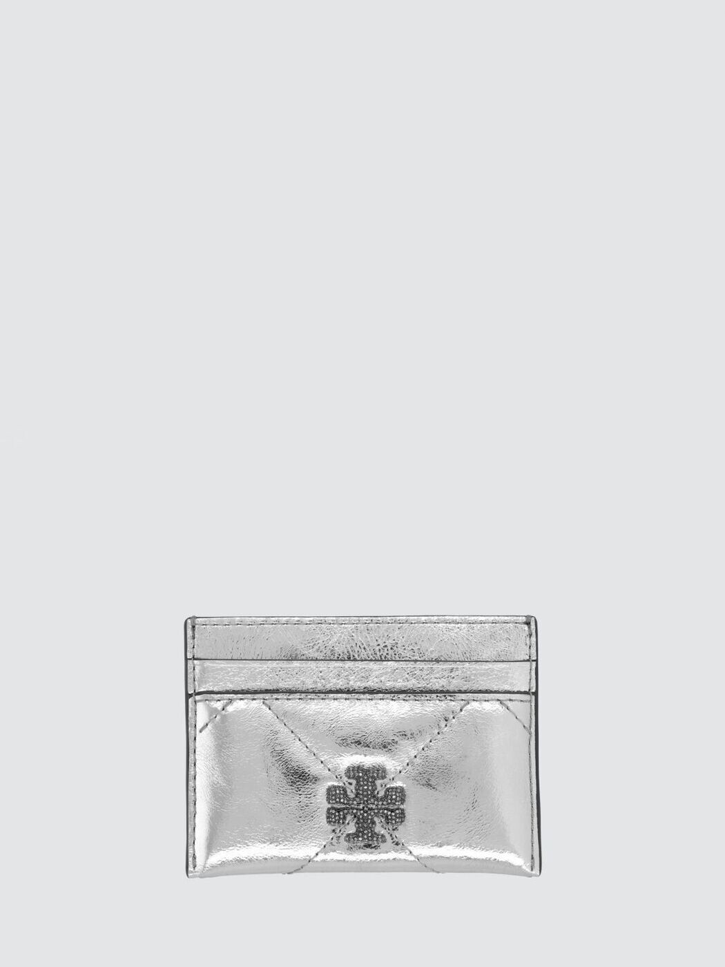 トリー バーチ TORY BURCH 歌留多保持者 紙入れ レディース しろがね色 Wallets and Card Holders 175016 Silver 関税 貨物輸送無料 2026SS gi