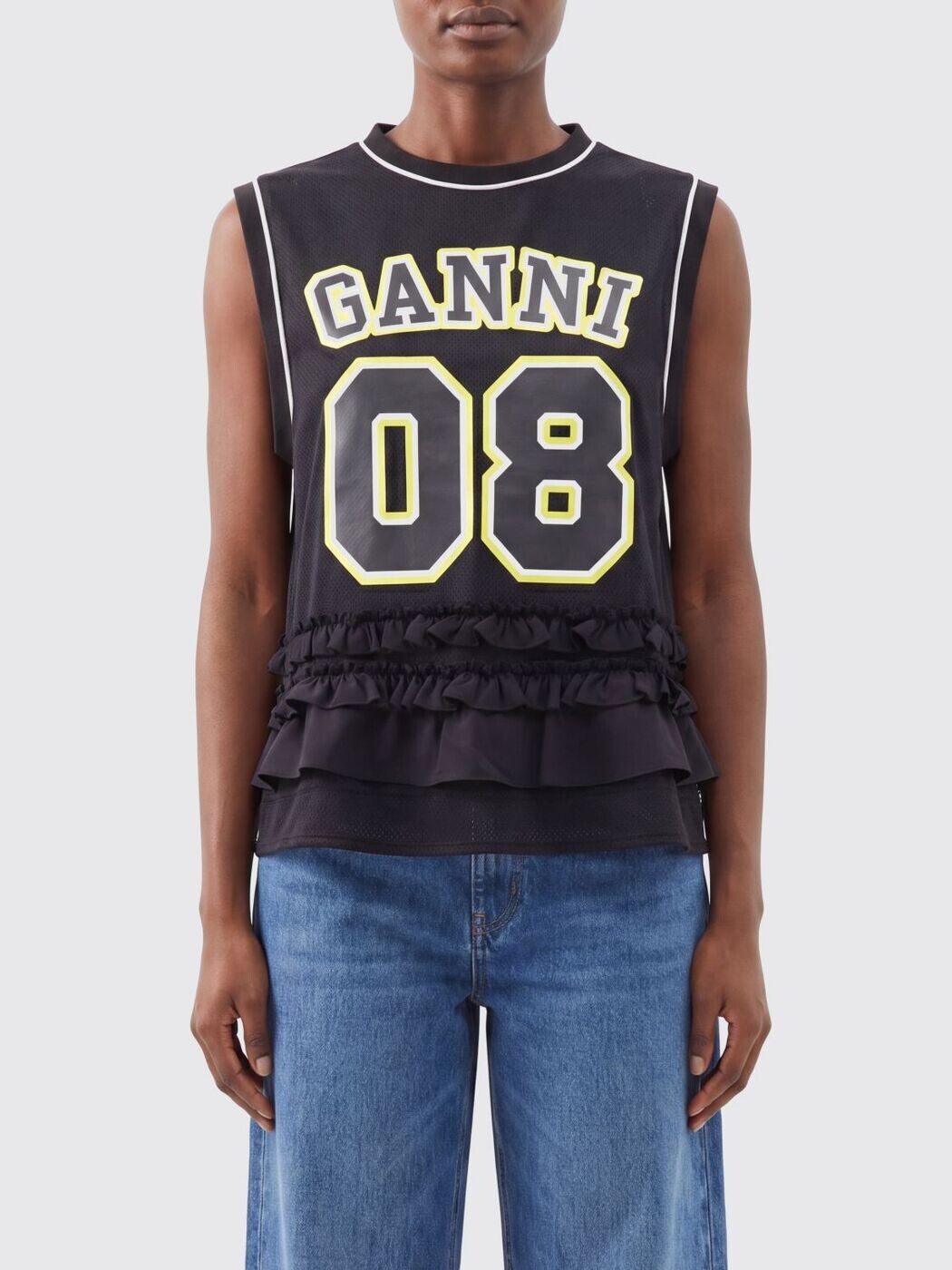 ガニー GANNI Tシャツ トップス レディース ブラック T-shirts and tops A1050225 Black 関税 送料無料 2026AW gi|BRANDSHOP「il Tesoro」