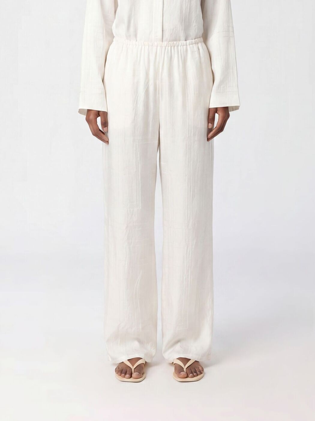 トーテム TOTEME ズボン パンツ レディース ホワイト Trousers 263WRB0494FB0704 White 関税 送料無料 2026AW gi|BRANDSHOP「il Tesoro」