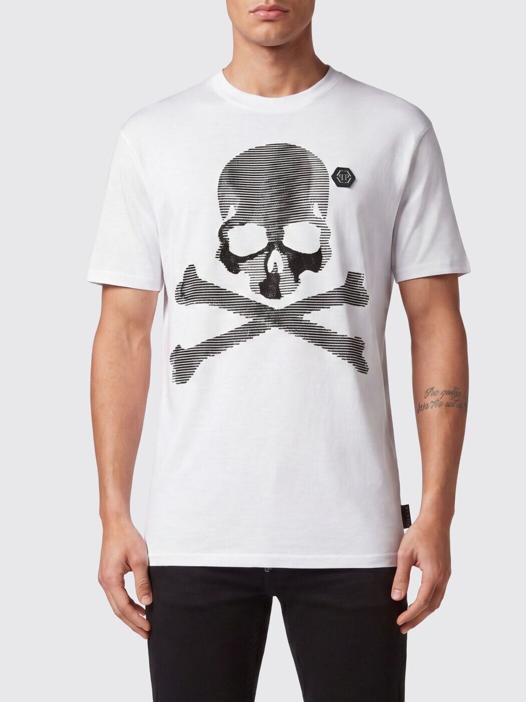 フィリップ プレイン PHILIPP PLEIN Tシャツ メンズ ホワイト T-shirts FACCMTK6188PJY002N White 関税 送料無料 2025AW gi｜BRANDSHOP「il Tesoro」