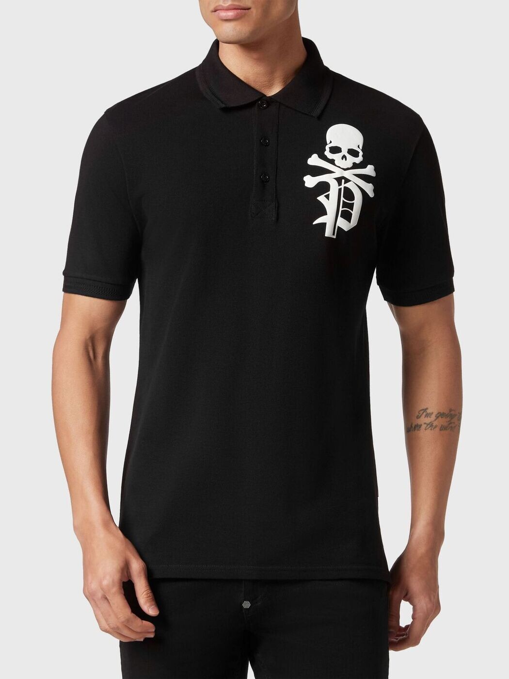 フィリップ プレイン PHILIPP PLEIN ポロシャツ メンズ ブラック Polo shirts AACCMTK6564PTE003N Black 関税 送料無料 2025AW gi｜BRANDSHOP「il Tesoro」