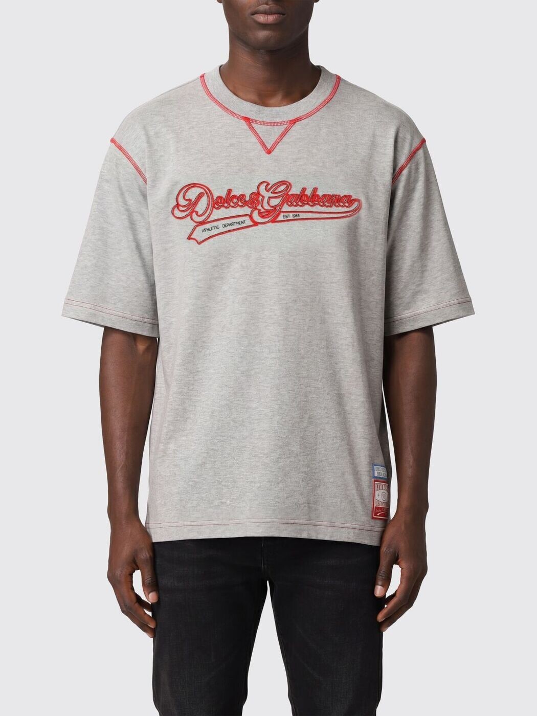 ドルチェ&ガッバーナ DOLCE&GABBANA Tシャツ メンズ グレー T-shirts G8TI8ZG7PON Grey 関税 送料無料 2026SS gi｜BRANDSHOP「il Tesoro」