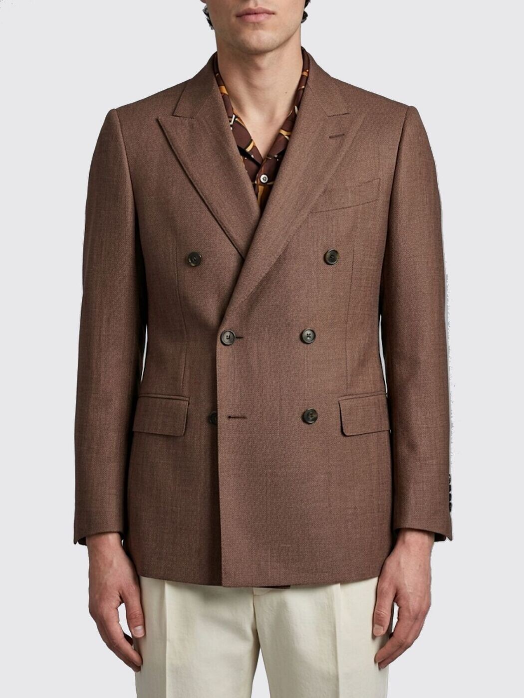 ドロール ド ムッシュ DROLE DE MONSIEUR ジャケット メンズ ブラウン Jackets KJT208PL171 Brown 関税 送料無料 2026SS gi｜BRANDSHOP「il Tesoro」