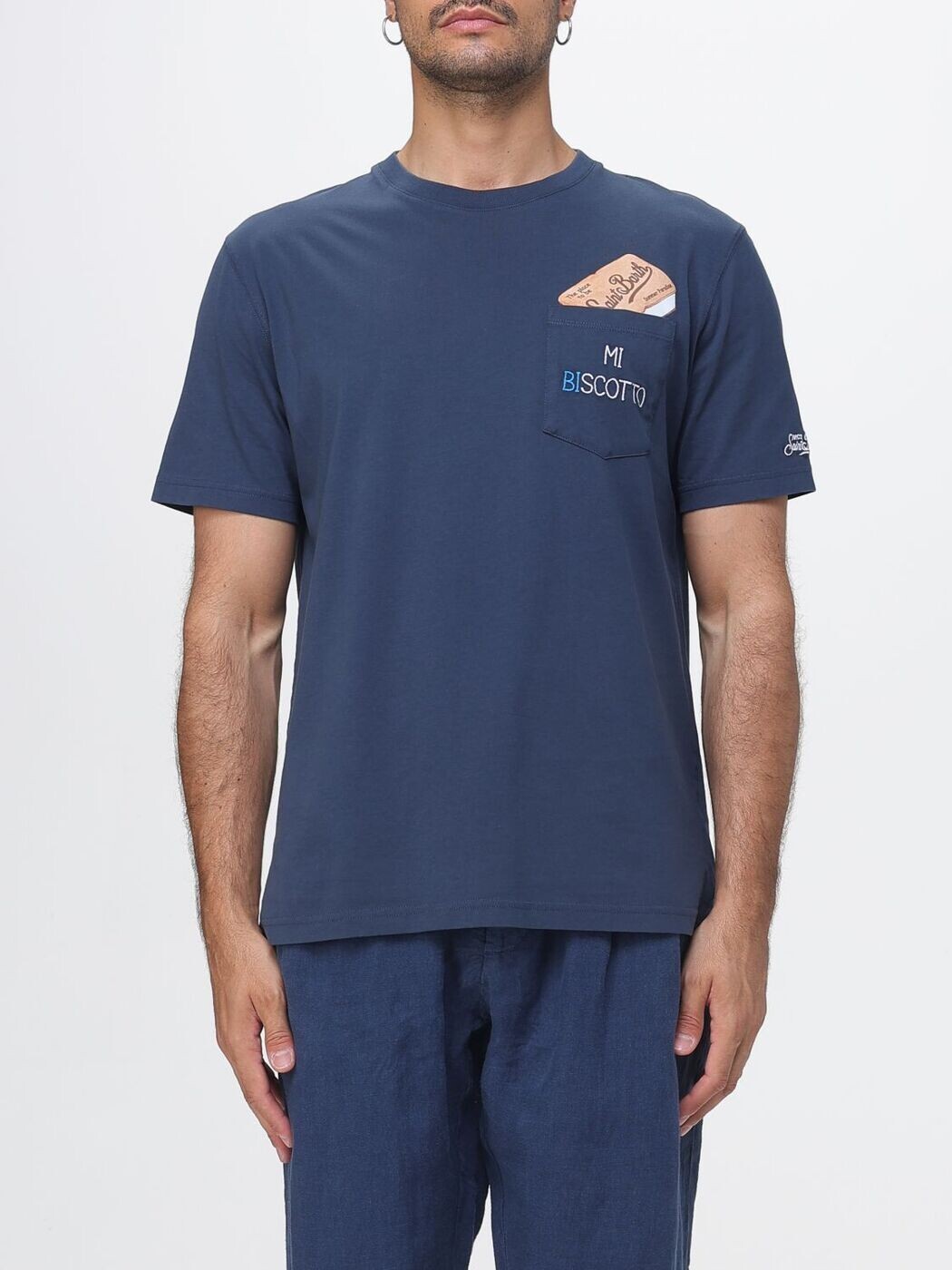 エムシーツーセイントバース MC2 SAINT BARTH Tシャツ メンズ ネイビー T-shirts AUS0001 Navy 関税 送料無料 2026SS gi｜BRANDSHOP「il Tesoro」