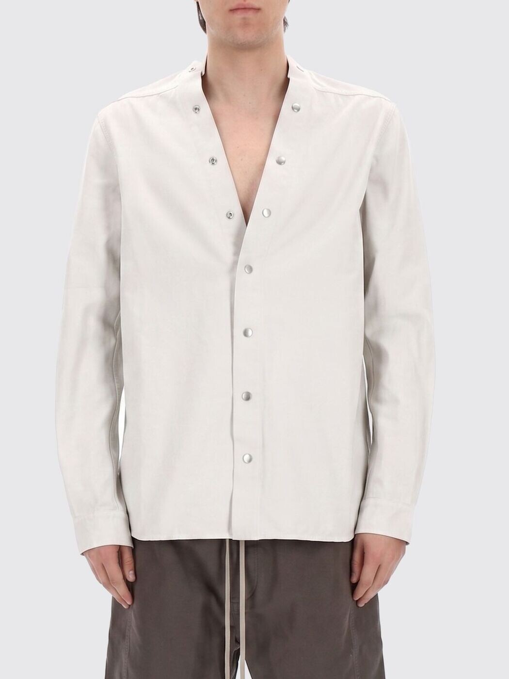 リック・オウエンス・ダークシャドウ RICK OWENS DRKSHDW シャツ メンズ ホワイト Shirts DU01F4287CVS White 関税 送料無料 2026SS gi｜BRANDSHOP「il Tesoro」 93,940円