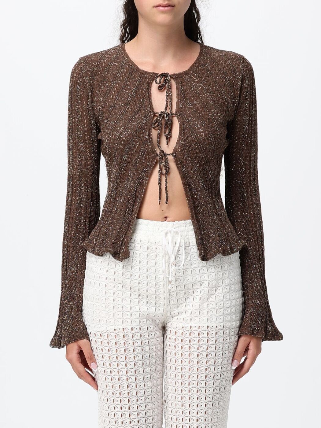 ツインセット TWINSET セーター ニットウェア レディース ブラウン Knitwear 261TT3214 Brown 関税 送料無料 2026SS gi｜BRANDSHOP「il Tesoro」
