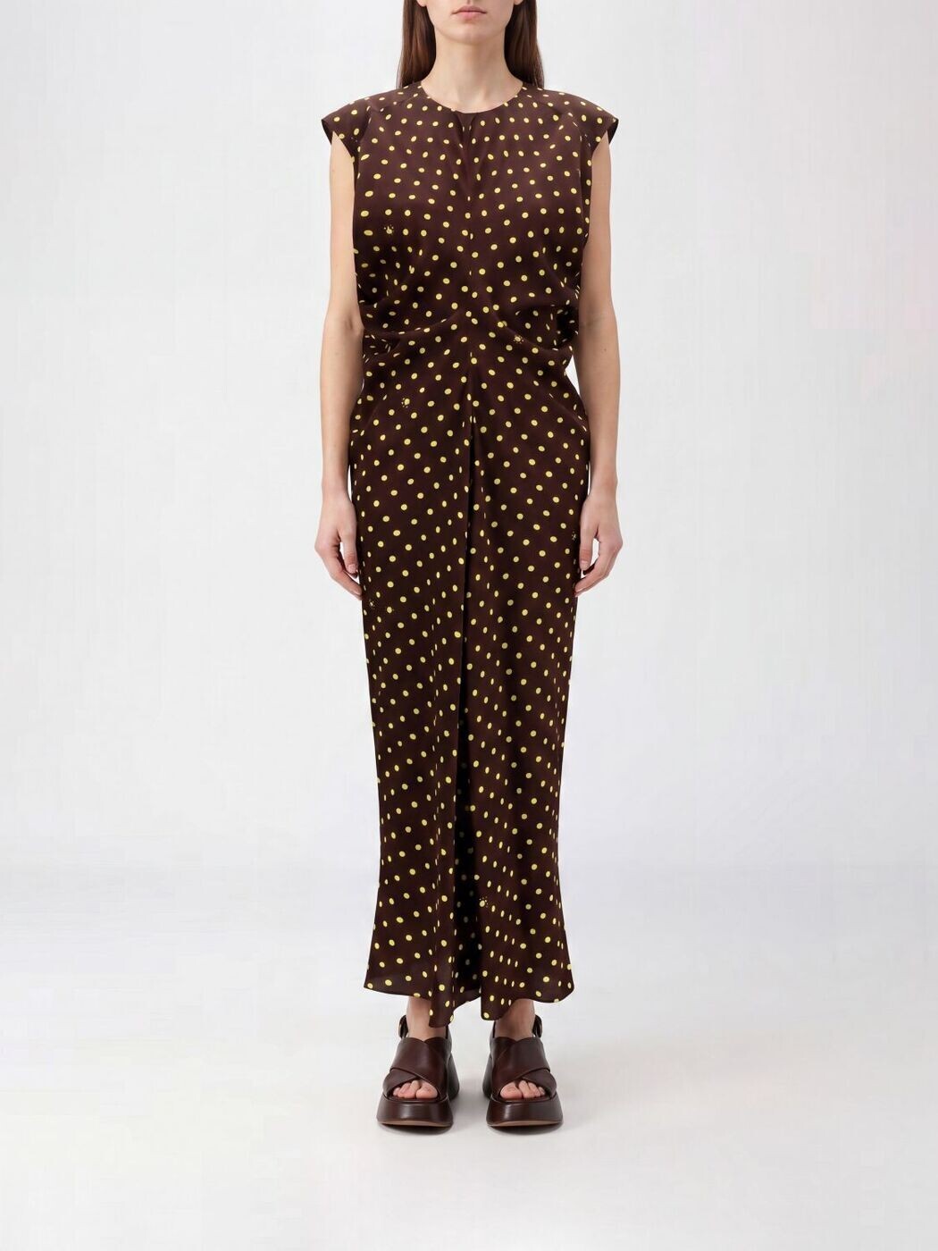 マルニ MARNI ワンピース ドレス レディース ブラウン Dresses ABMA1596A0UTSG59 Brown 関税 送料無料 2026AW gi|BRANDSHOP「il Tesoro」