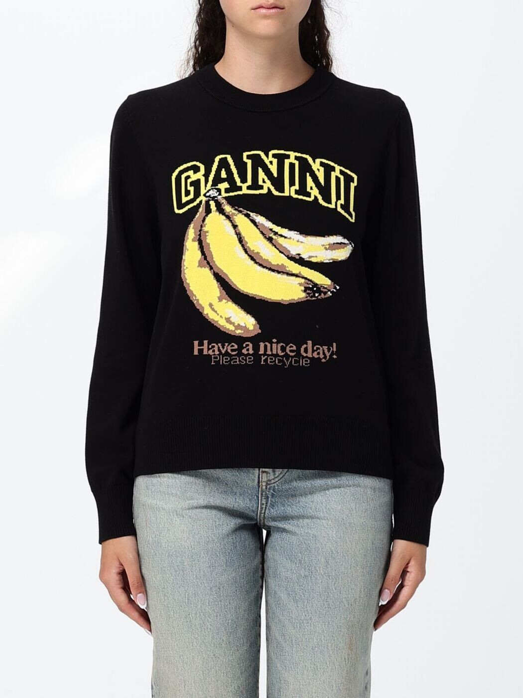 ガニー GANNI セーター ニットウェア レディース ブラック Knitwear A1150013 Black 関税 送料無料 2026AW gi｜BRANDSHOP「il Tesoro」