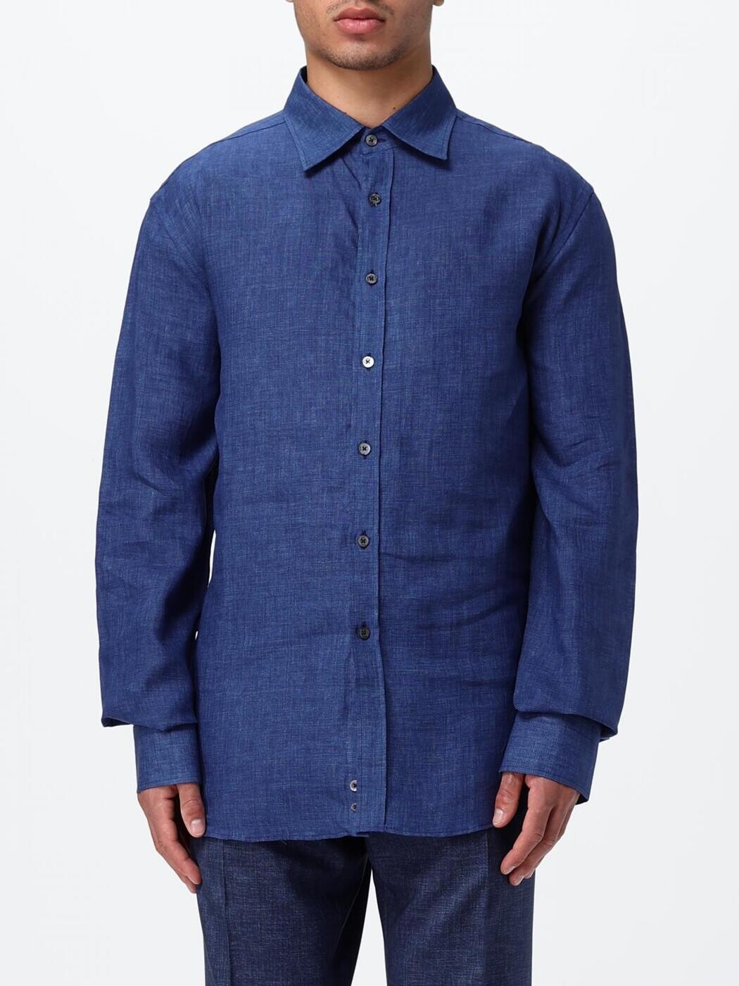 カナーリ CANALI シャツ メンズ ブルー Shirts CSL7023GL03099 Blue 関税 送料無料 2026SS gi｜BRANDSHOP「il Tesoro」