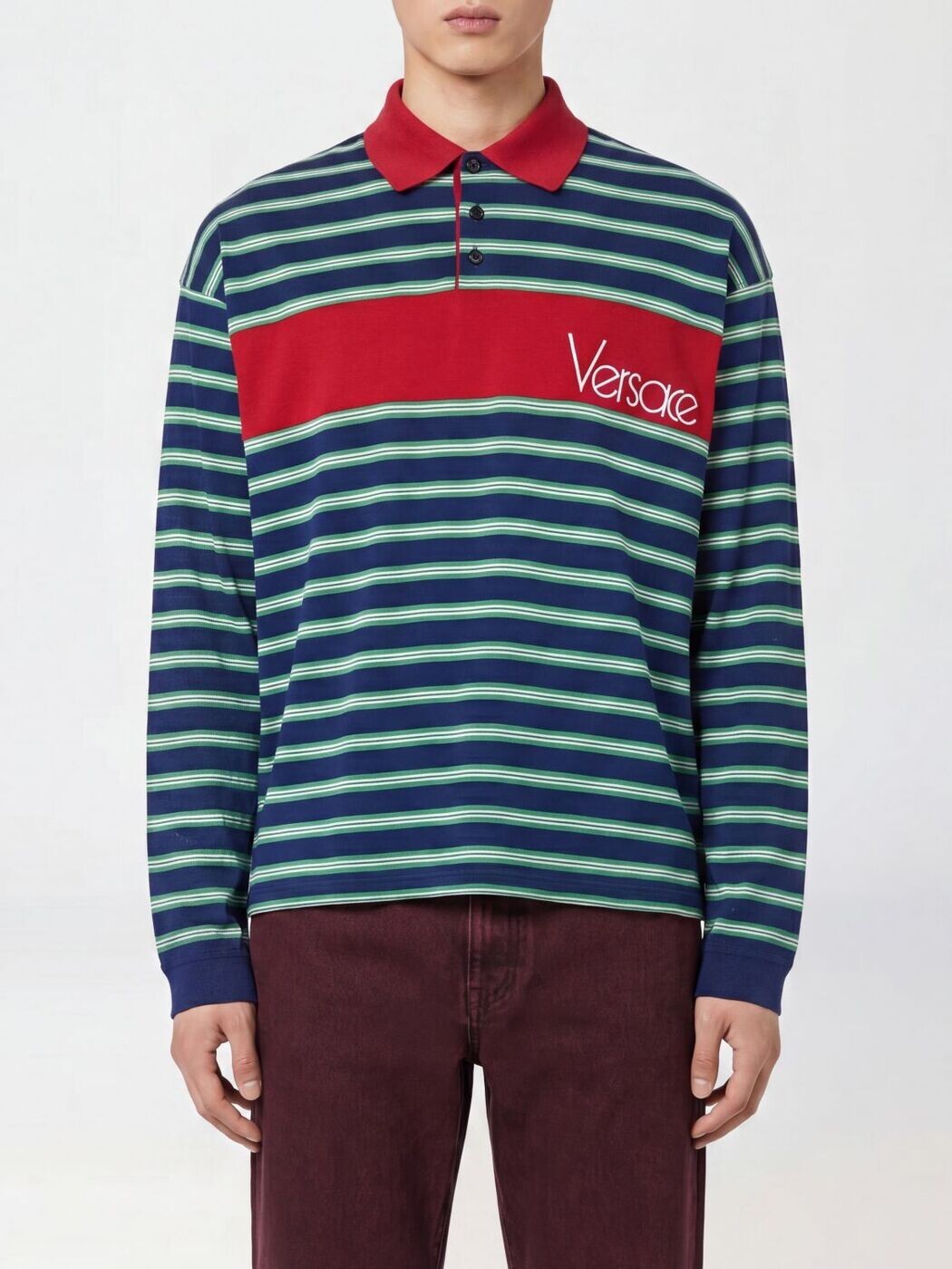 ヴェルサーチ VERSACE ポロシャツ メンズ グリーン Polo shirts 10255121A18439 Green 関税 送料無料 2026AW gi|BRANDSHOP「il Tesoro」