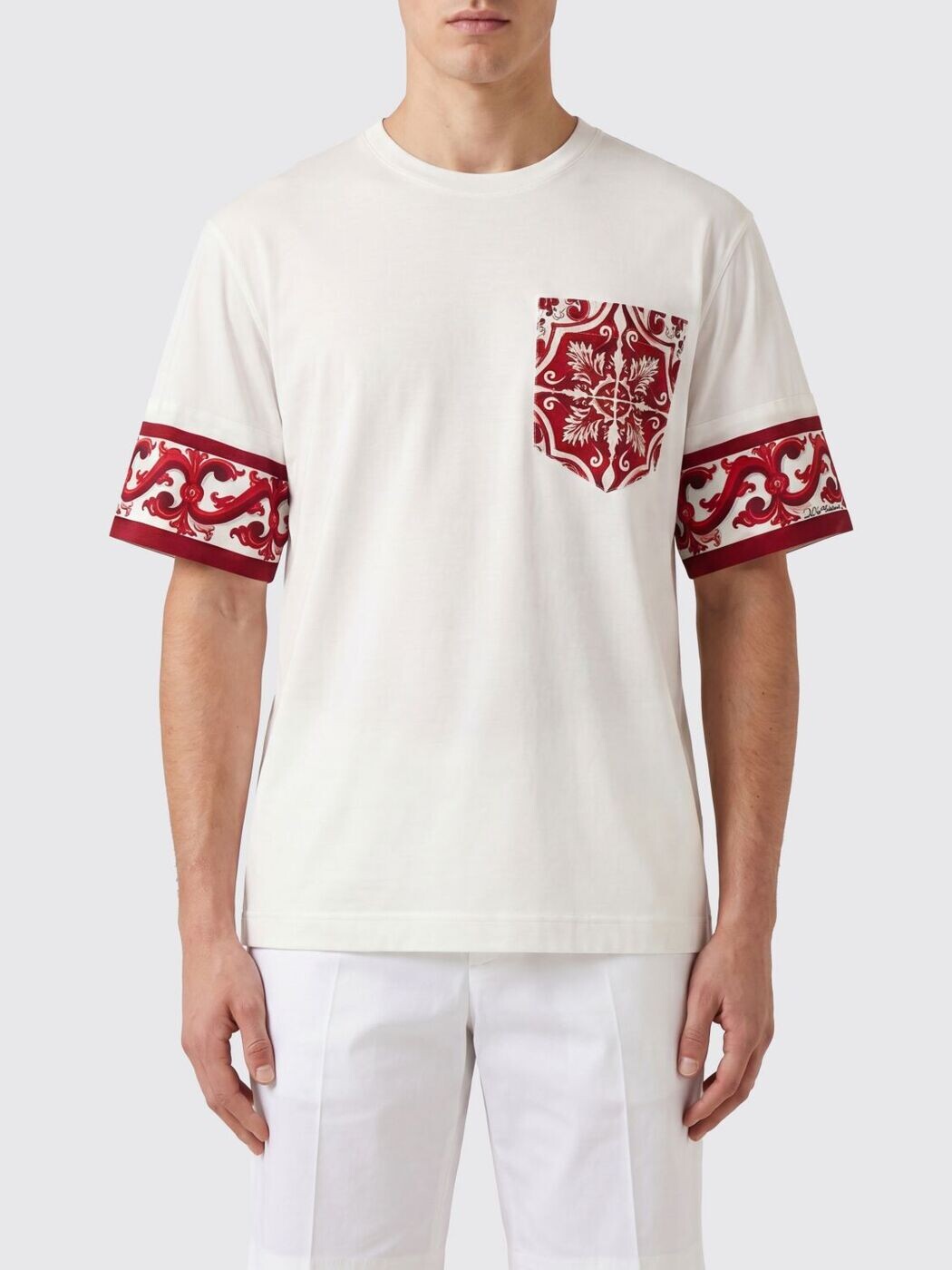 ドルチェ&ガッバーナ DOLCE&GABBANA Tシャツ メンズ ホワイト T-shirts G8SB2TG7P5H White 関税 送料無料 2026AW gi|BRANDSHOP「il Tesoro」