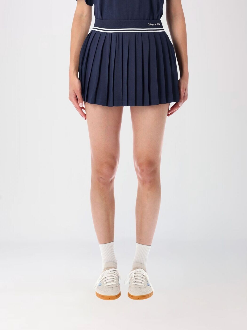 スポーティアンドリッチ SPORTY RICH スカート レディース ネイビー Skirts SK01275326BL106 Navy 関税 送料無料 2026SS gi｜BRANDSHOP「il Tesoro」 42,965円