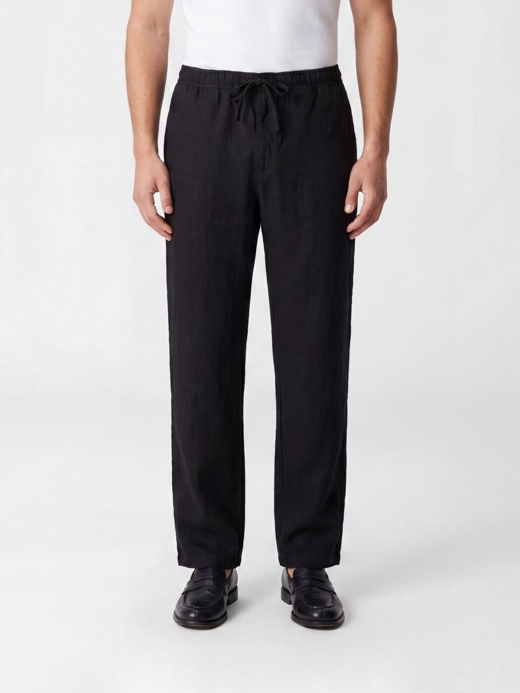 ワンハンドレッドトゥエンティーパーセントリノ 120% LINO ズボン パンツ メンズ ブラック Trousers 33ALIM29PT0253000 Black 関税 送料無料 2026SS gi|BRANDSHOP「il Tesoro」