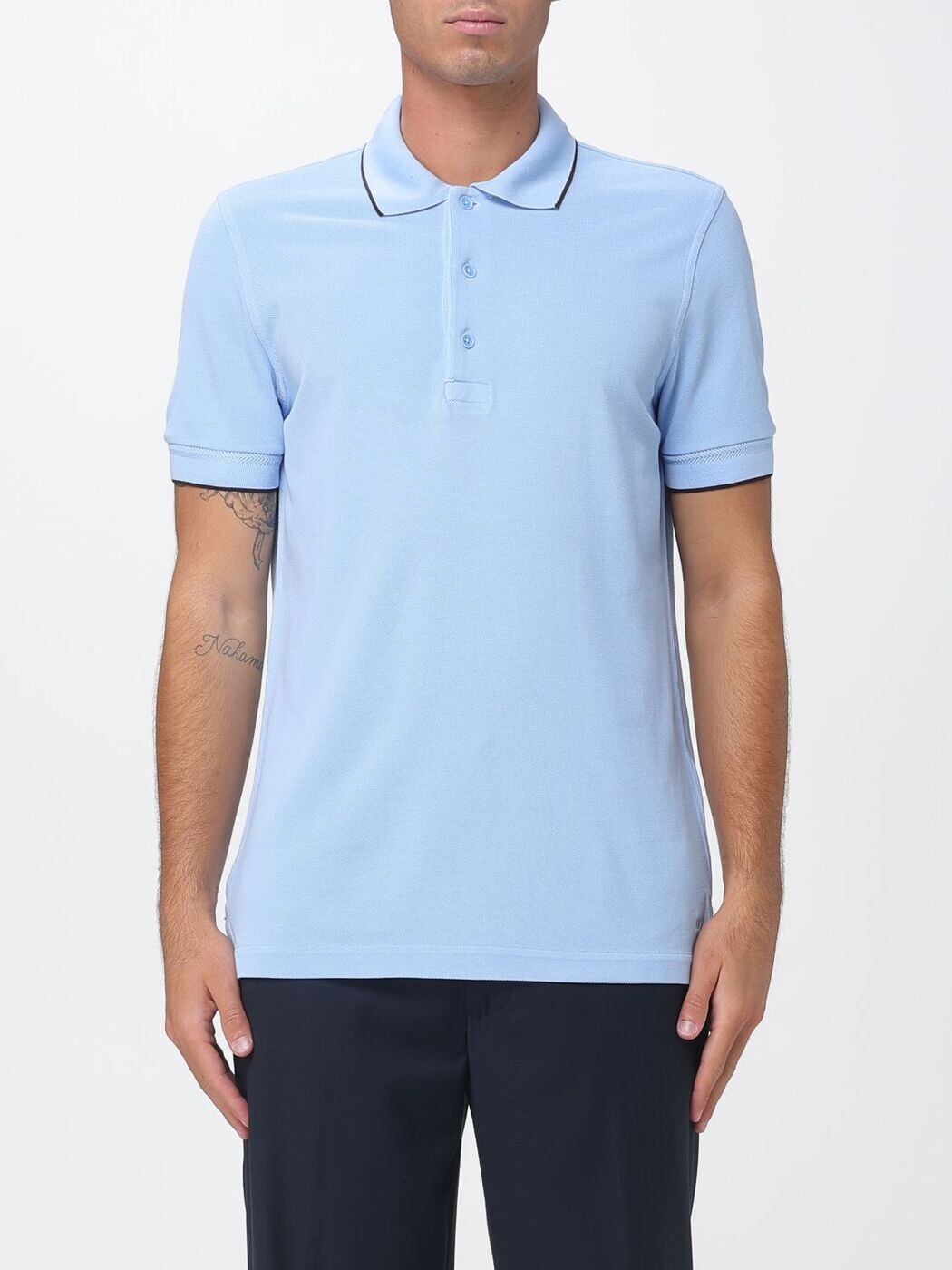 トム フォード TOM FORD ポロシャツ メンズ ブルー Polo shirts JPS019JMT015 Blue 関税 送料無料 2026AW gi|BRANDSHOP「il Tesoro」