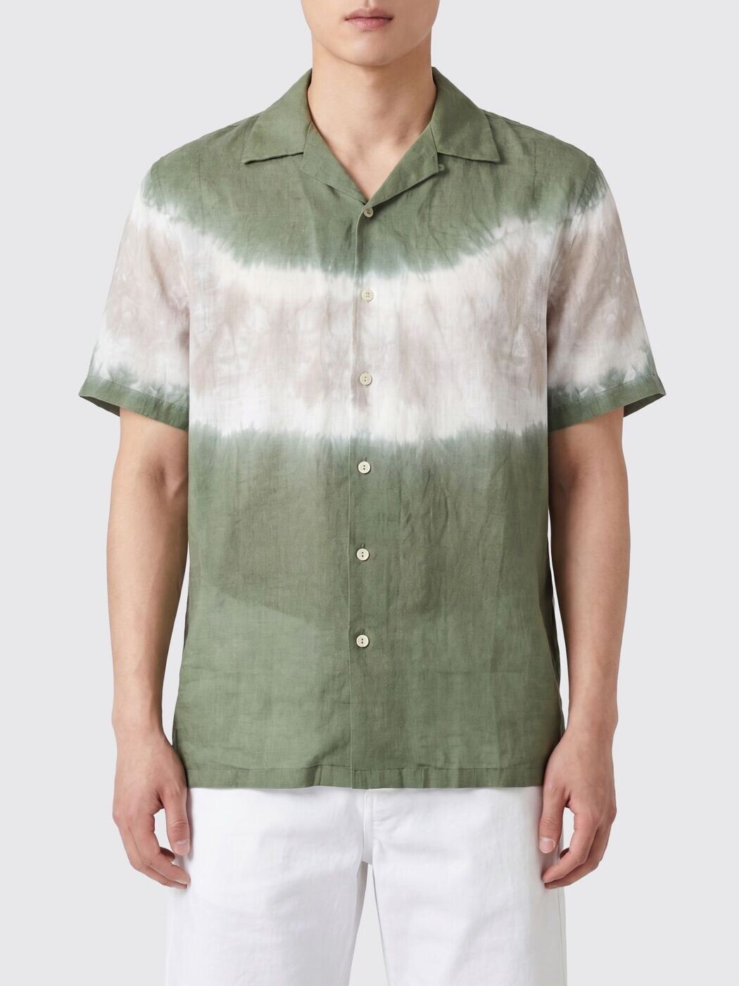 ワンハンドレッドトゥエンティーパーセントリノ 120% LINO シャツ メンズ Shirts 33ALIM1PKD0115T00 Military 関税 送料無料 2026SS gi｜BRANDSHOP「il Tesoro」 35,750円