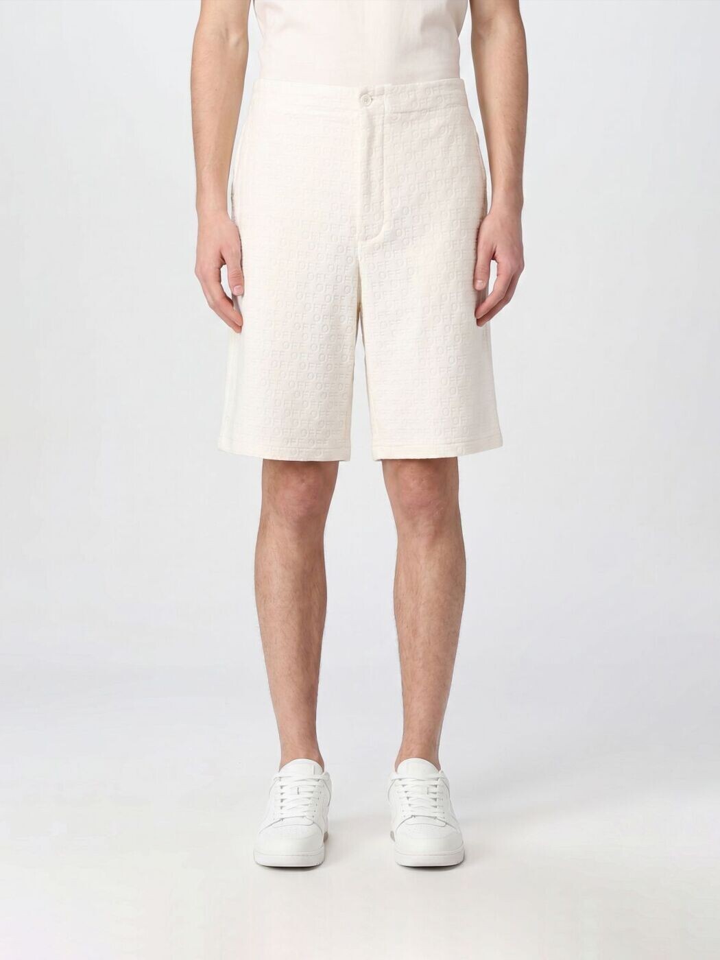 オフホワイト OFF WHITE ショーツ メンズ Shorts 44XCB092C9J0010110 Yellow Cream 関税 送料無料 2026SS gi｜BRANDSHOP「il Tesoro」