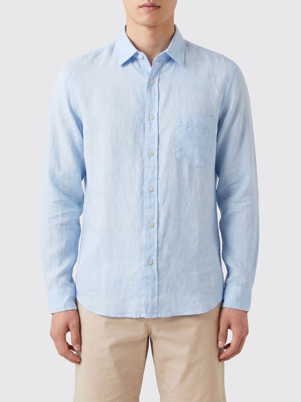 ワンハンドレッドトゥエンティーパーセントリノ 120% LINO シャツ メンズ ブルー Shirts 33ALIM14250115000 Blue 関税 送料無料 2026SS gi｜BRANDSHOP「il Tesoro」