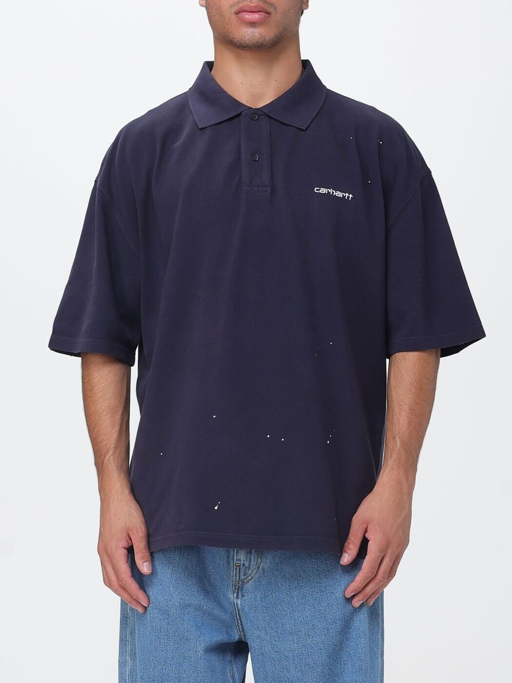 カーハート ダブリューアイピー CARHARTT WIP ポロシャツ メンズ ネイビー Polo shirts I036856 Navy 関税 送料無料 2026AW gi｜BRANDSHOP「il Tesoro」