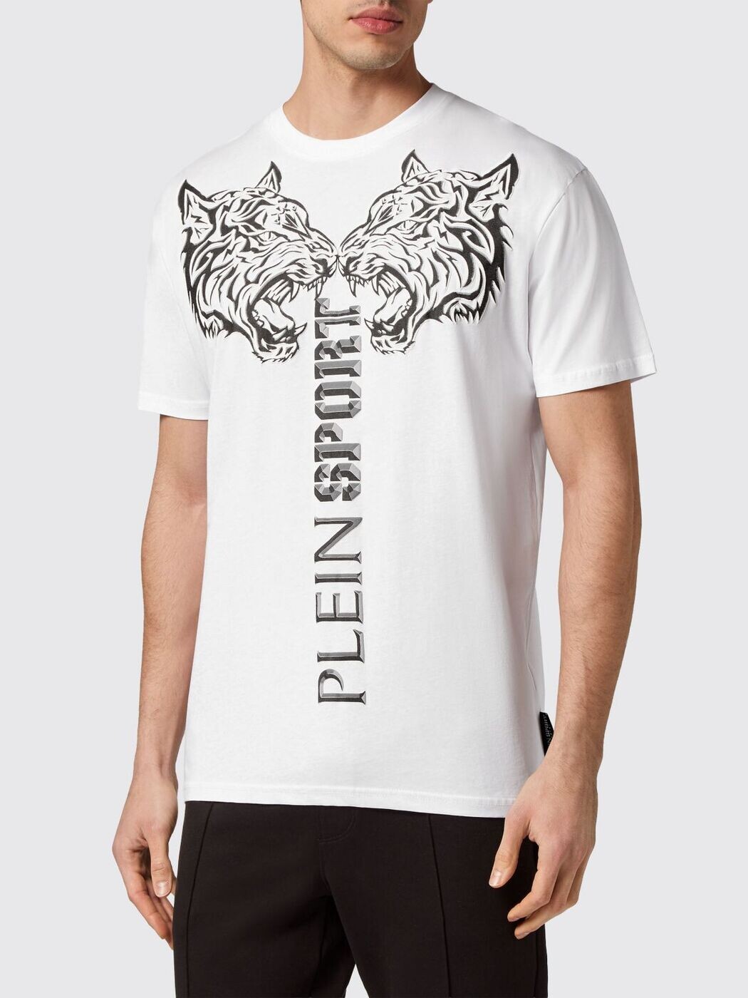 プレインスポーツ PLEIN SPORT Tシャツ メンズ ホワイト T-shirts PACCMTK6318SJY001N White 関税 送料無料 2026SS gi|BRANDSHOP「il Tesoro」
