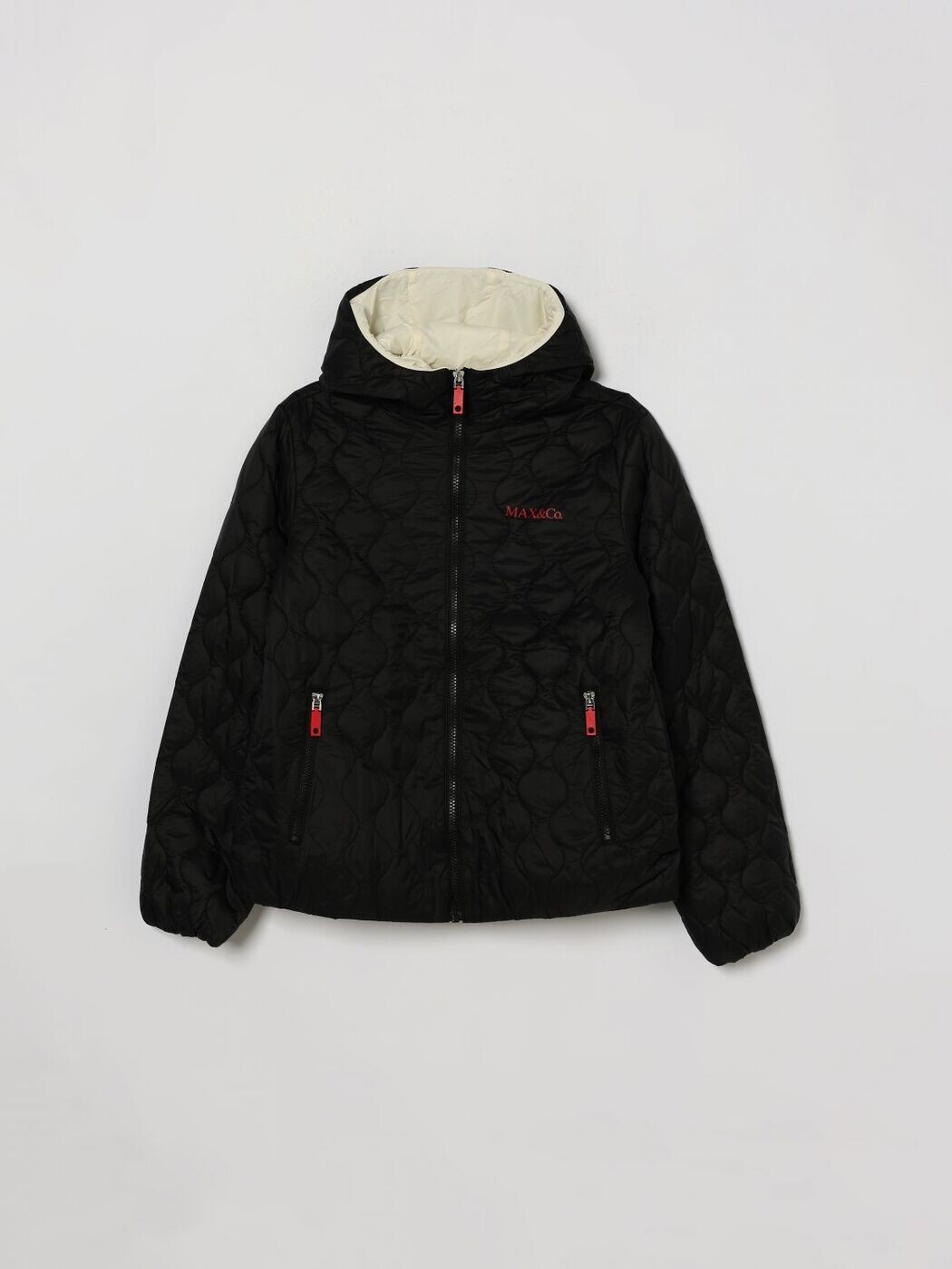 マックス アンド コー MAX&CO. KID バイカージャケット ジャケット ガールズ ブラック Biker jackets MX0365MX02B Black 関税 送料無料 2026AW gi｜BRANDSHOP「il Tesoro」