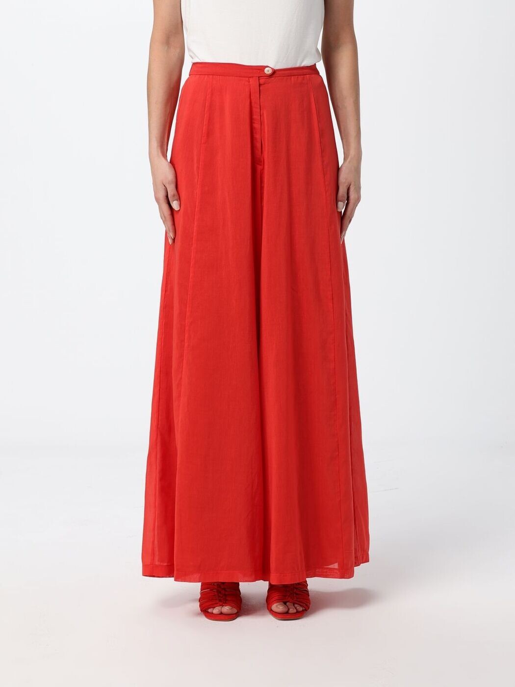 フォルテフォルテ FORTE FORTE ズボン パンツ レディース レッド Trousers 14951MYPANTS Red 関税 送料無料 2026SS gi｜BRANDSHOP「il Tesoro」