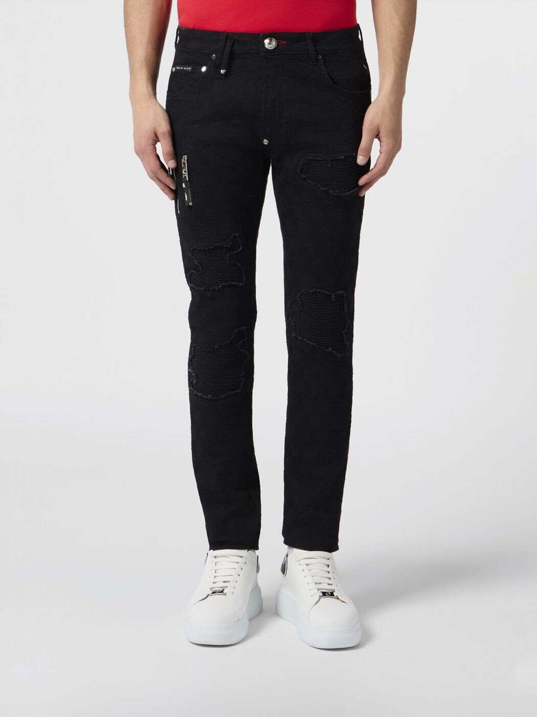 フィリップ プレイン PHILIPP PLEIN デニム メンズ Jeans PAFCMDT4345PDE004N Black 1 関税 送料無料 2026AW gi|BRANDSHOP「il Tesoro」