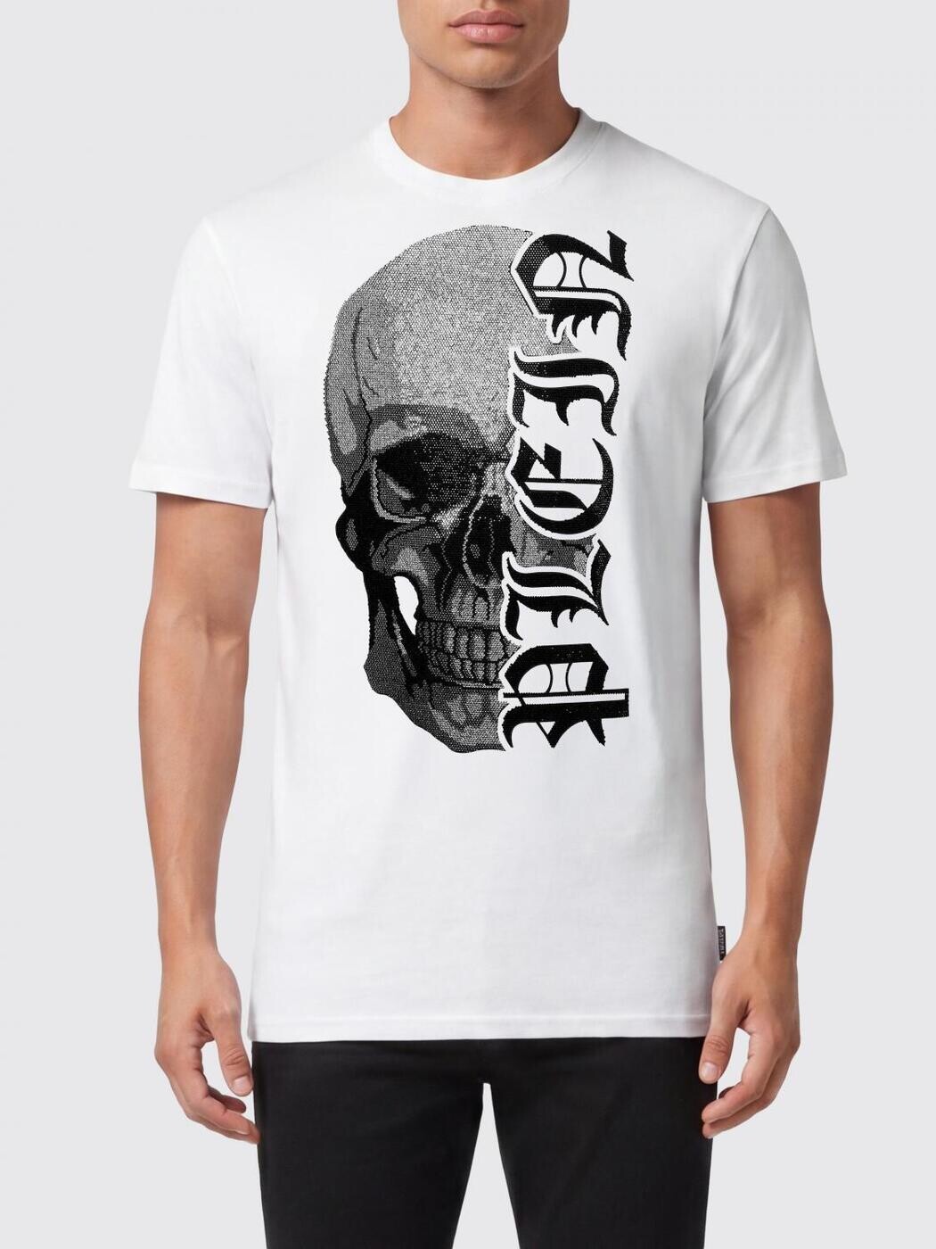 フィリップ プレイン PHILIPP PLEIN Tシャツ メンズ ホワイト T-shirts AAECMTK8733PJY002N White 関税 送料無料 2025AW gi｜BRANDSHOP「il Tesoro」