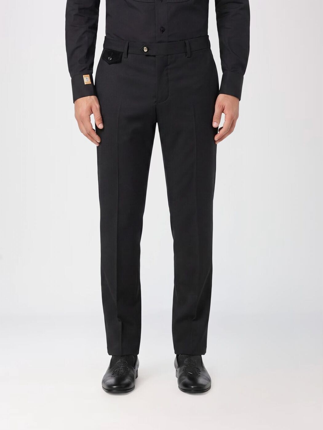 ビリオネア BILLIONAIRE ズボン パンツ メンズ ブラック Trousers OAECMRT1611BTE004N Black 関税 送料無料 2026AW gi|BRANDSHOP「il Tesoro」