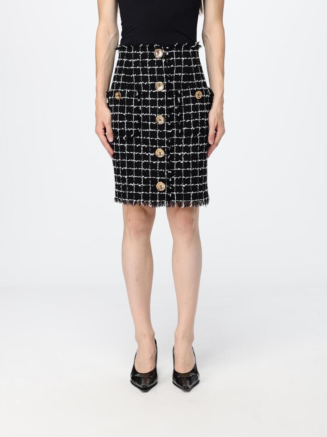 バルマン BALMAIN スカート レディース ブラック Skirts GF1LC885XL62 Black 関税 送料無料 2026SS gi｜BRANDSHOP「il Tesoro」