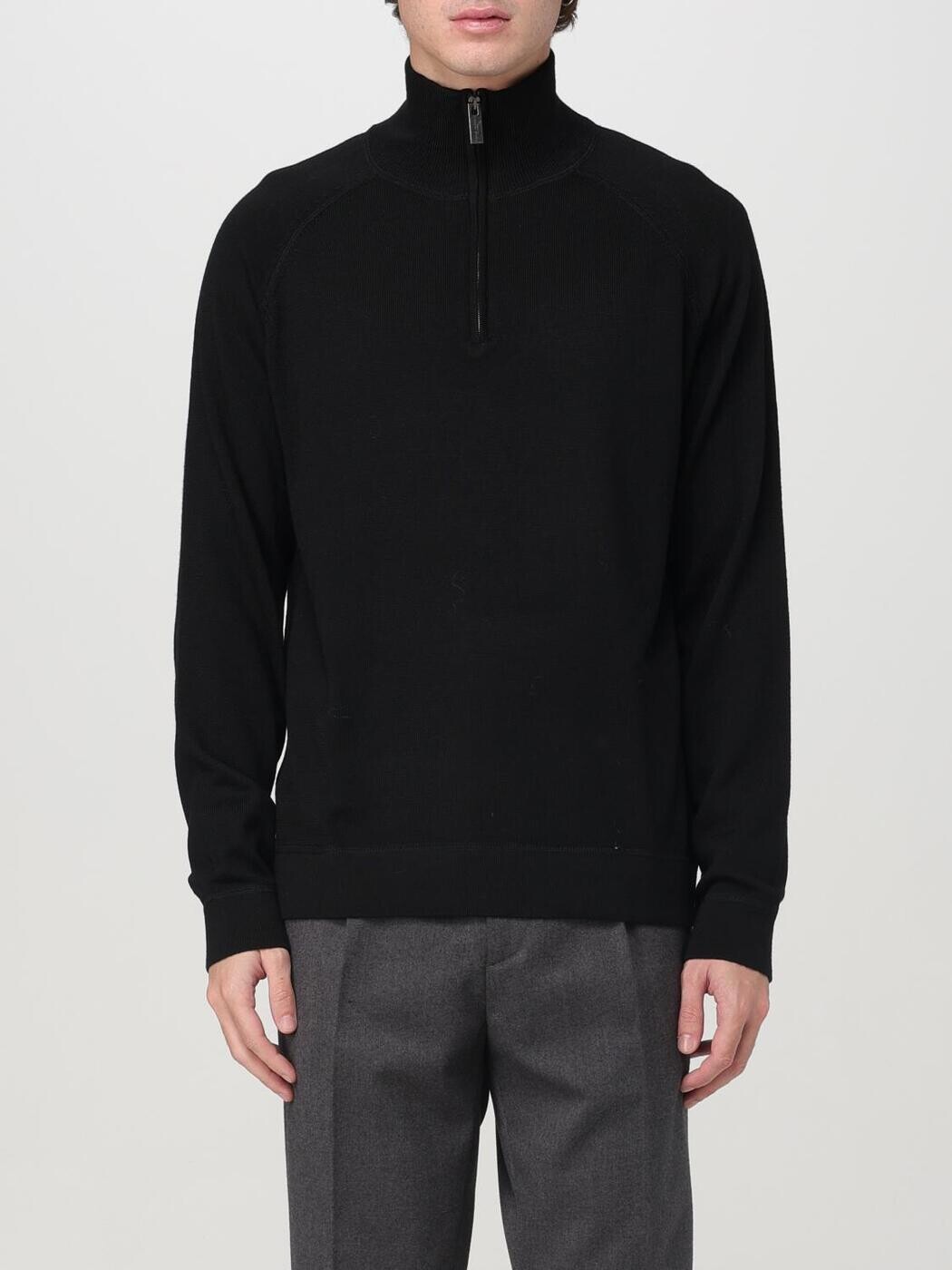 パオロペコラ PAOLO PECORA セーター ニットウェア メンズ ブラック Knitwear A037F001 関税 送料無料 2025AW gi