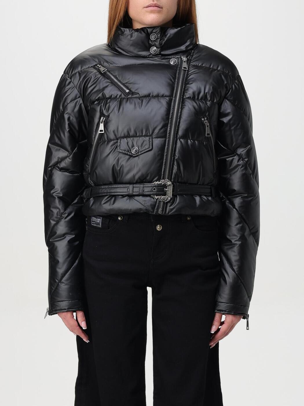 ヴェルサーチェ・ジーンズ・クチュール VERSACE JEANS COUTURE スーツジャケット スーツ ジャケット レディース ブラック Suit Jackets 77HAS417CQ06D Black 関税 送料無料 2024AW gi|BRANDSHOP「il Tesoro」