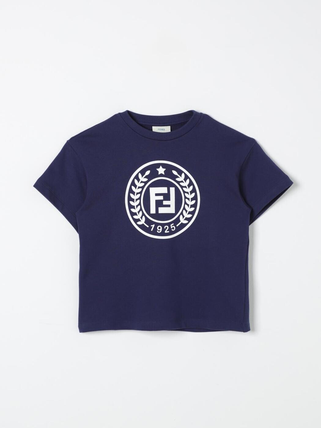 FENDI FENDI ロング衣袂ティーシャツ ティーシャツ ボーイズ 青碧 Long sleeve t-shirts JUI1675V0 関税 貨物輸送無料 2024AW gi