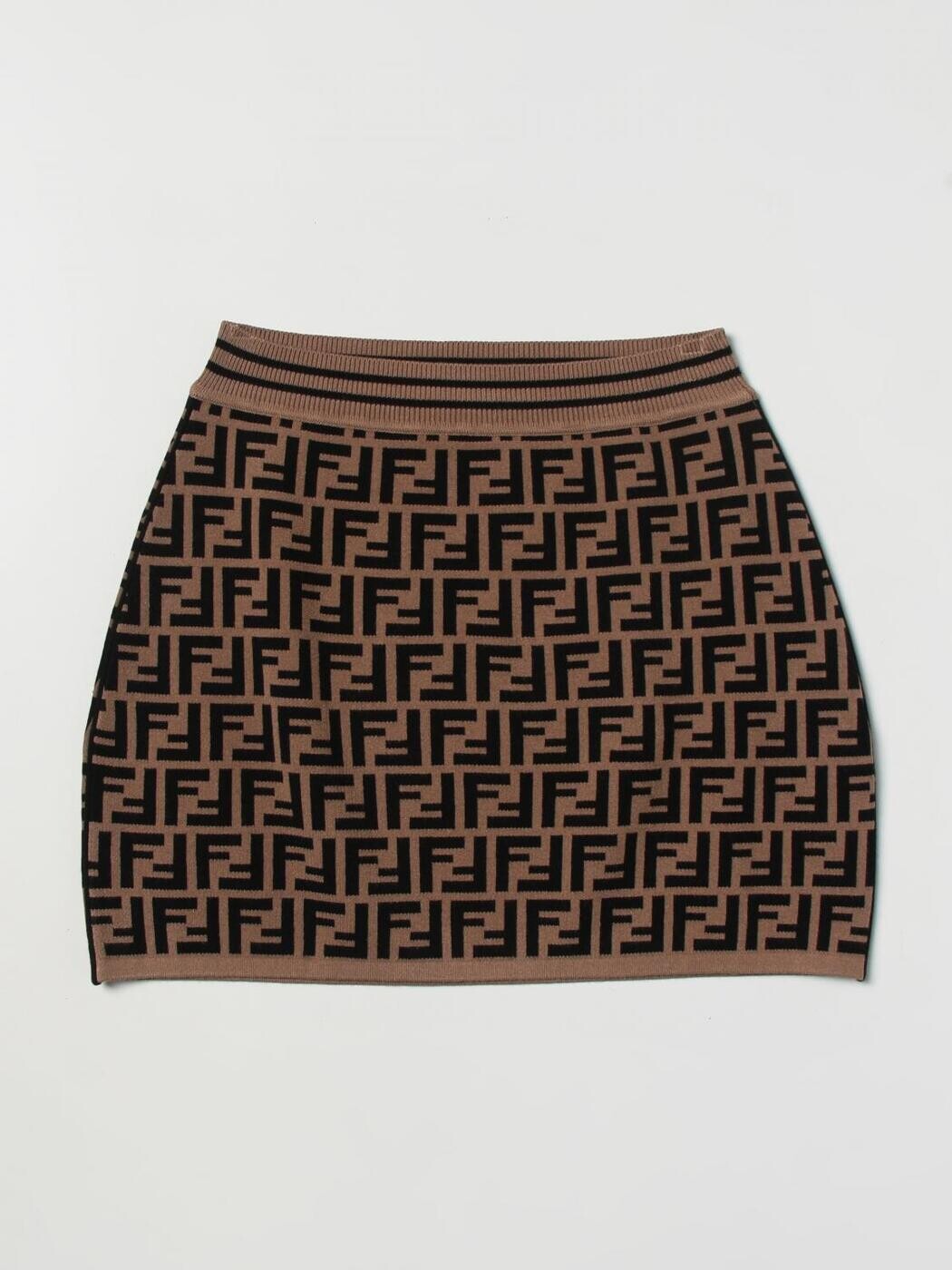 FENDI FENDI ミニ御徒面子 スコート ガールズ オレンジ色 Mini-skirts JFG070AEYD 関税 貨物輸送無料 2026SS gi
