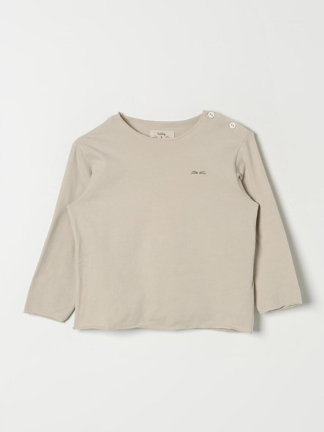 TEDDY & MINOU Tシャツ トップス ベビーユニセックス ベージュ T-shirt I24SH013M7016 Beige 関税 送料無料 2025AW gi｜BRANDSHOP「il Tesoro」