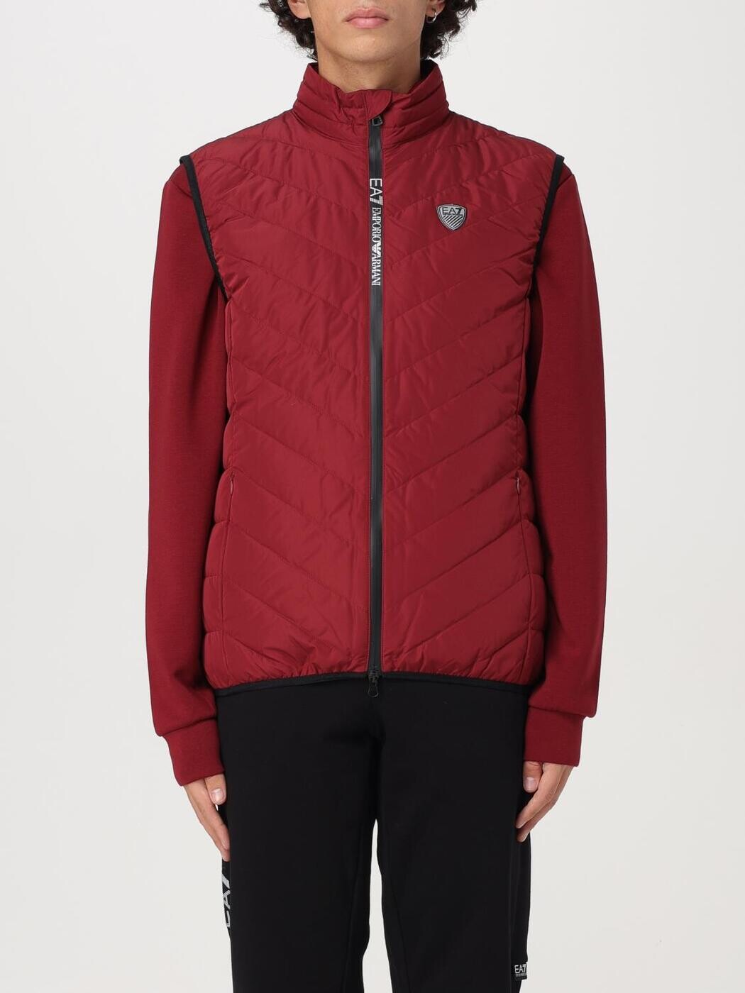 イーエーセブン EA7 ジレ ベスト メンズ レッド Vests 8NPQ02PNE1Z Burgundy 関税 送料無料 2024AW gi｜BRANDSHOP「il Tesoro」