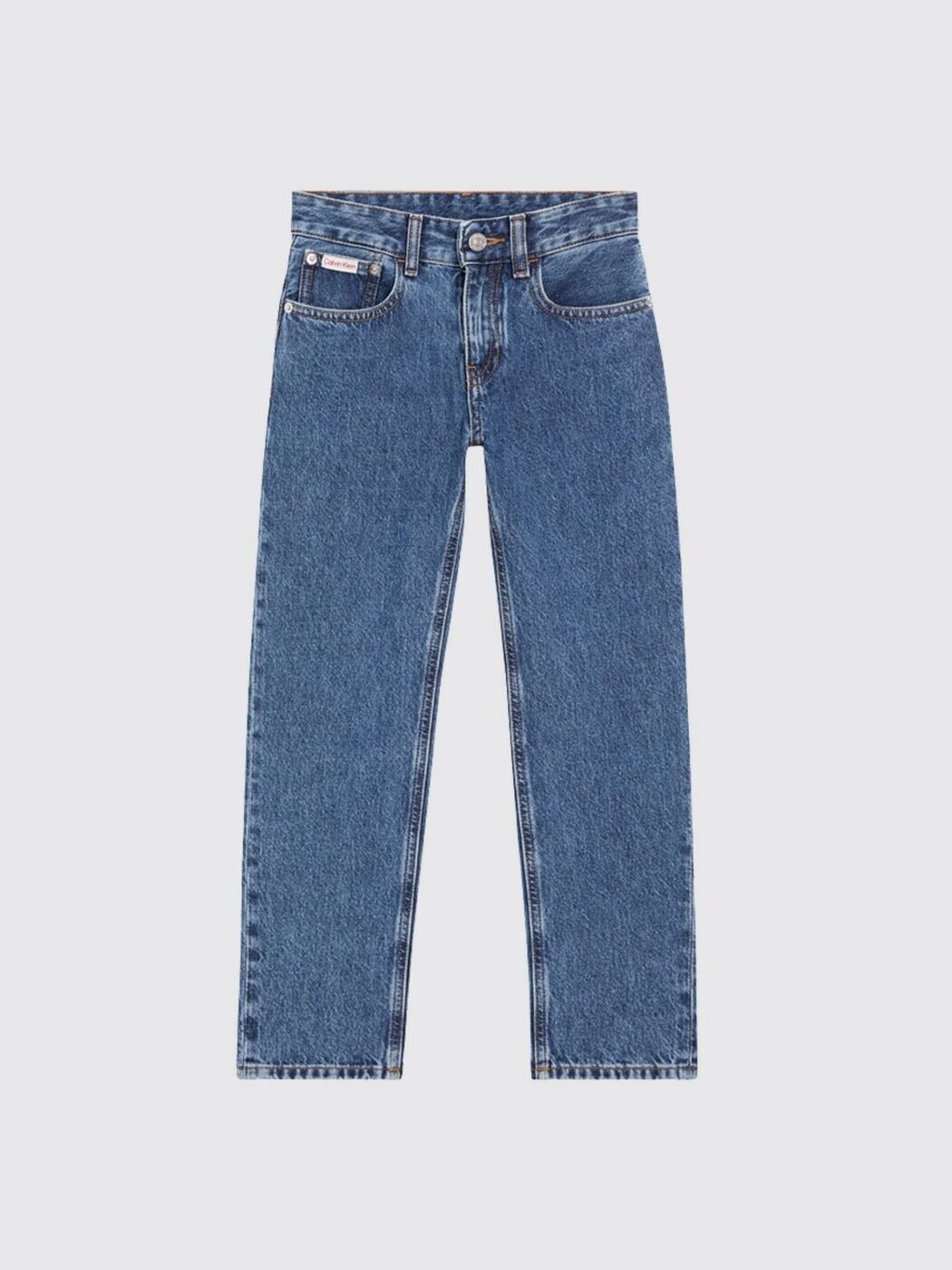 カルバン クライン CALVIN KLEIN レギュラーフィットジーンズ デニム ボーイズ Regular fit jeans LVCKSJC44B Gnawed Blue 関税 送料無料 2026SS gi|BRANDSHOP「il Tesoro」