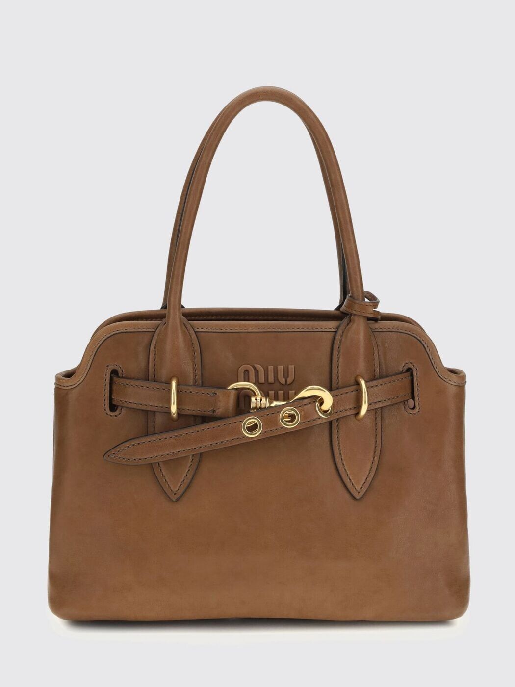 ミュウ ミュウ MIU MIU バッグ レディース ブラウン Business bags 5BA292VOON2BBL Brown 関税 送料無料 2026AW gi|BRANDSHOP「il Tesoro」