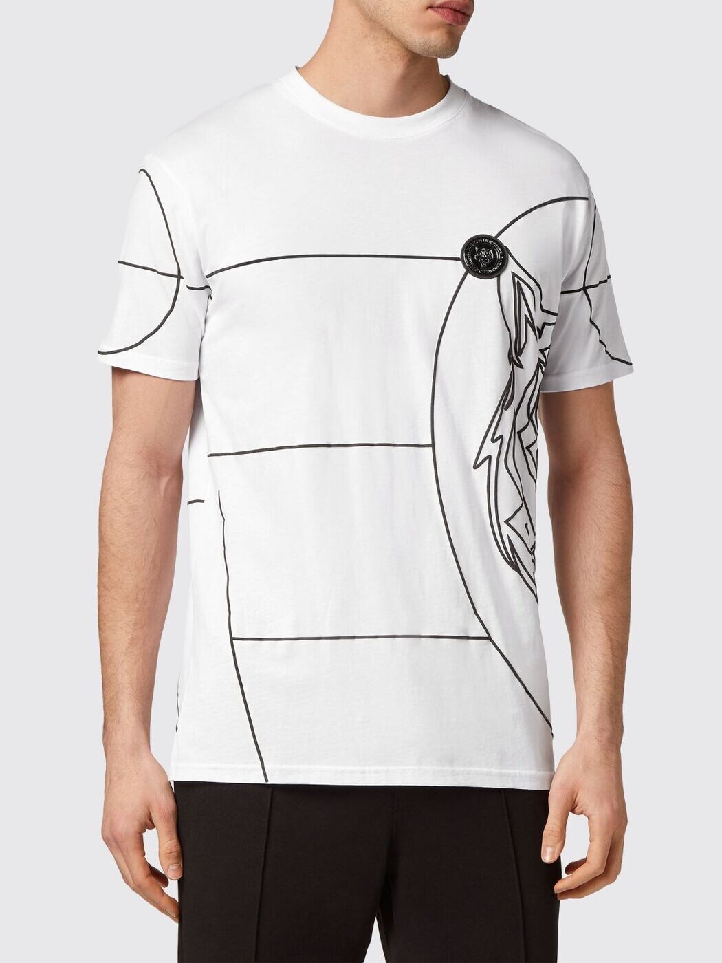 プレインスポーツ PLEIN SPORT Tシャツ メンズ ホワイト T-shirts PACCMTK6319SJY001N White 関税 送料無料 2026SS gi｜BRANDSHOP「il Tesoro」 28,008円