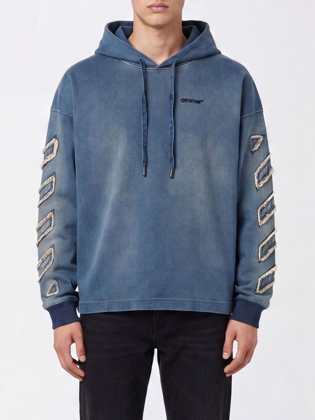 オフホワイト OFF WHITE スウェットシャツ トレーナー メンズ ブルー Sweatshirts 44MBB12MS26D00 Blue 関税 送料無料 2026SS gi｜BRANDSHOP「il Tesoro」