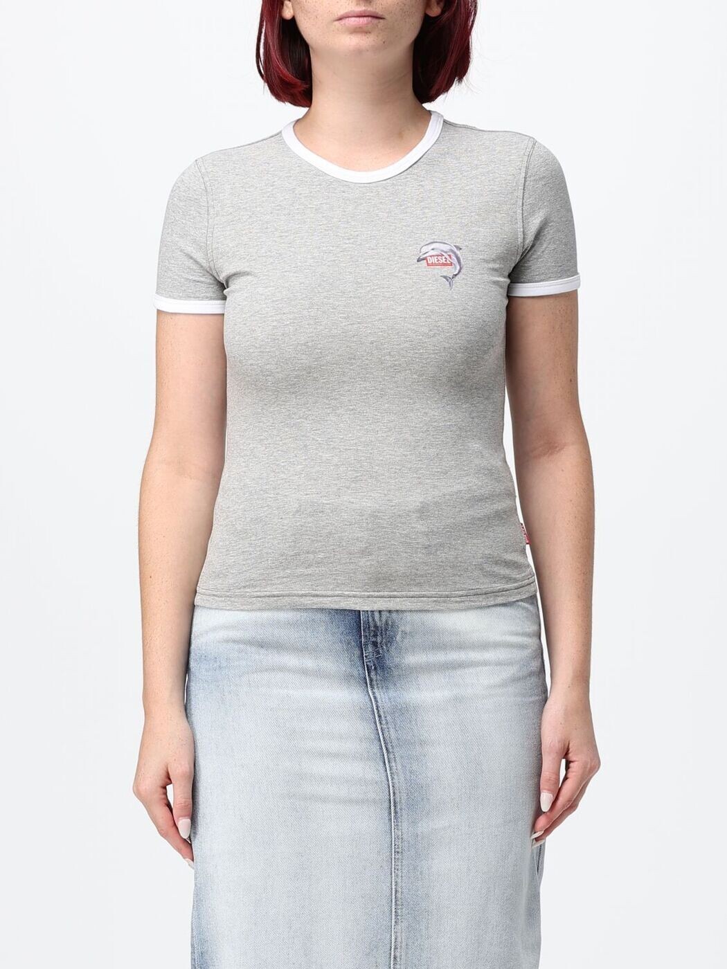 ディーゼル DIESEL ポロシャツ Tシャツ レディース グレー T-shirts and polo shirts A219170QHHA Grey 関税 送料無料 2026SS gi|BRANDSHOP「il Tesoro」