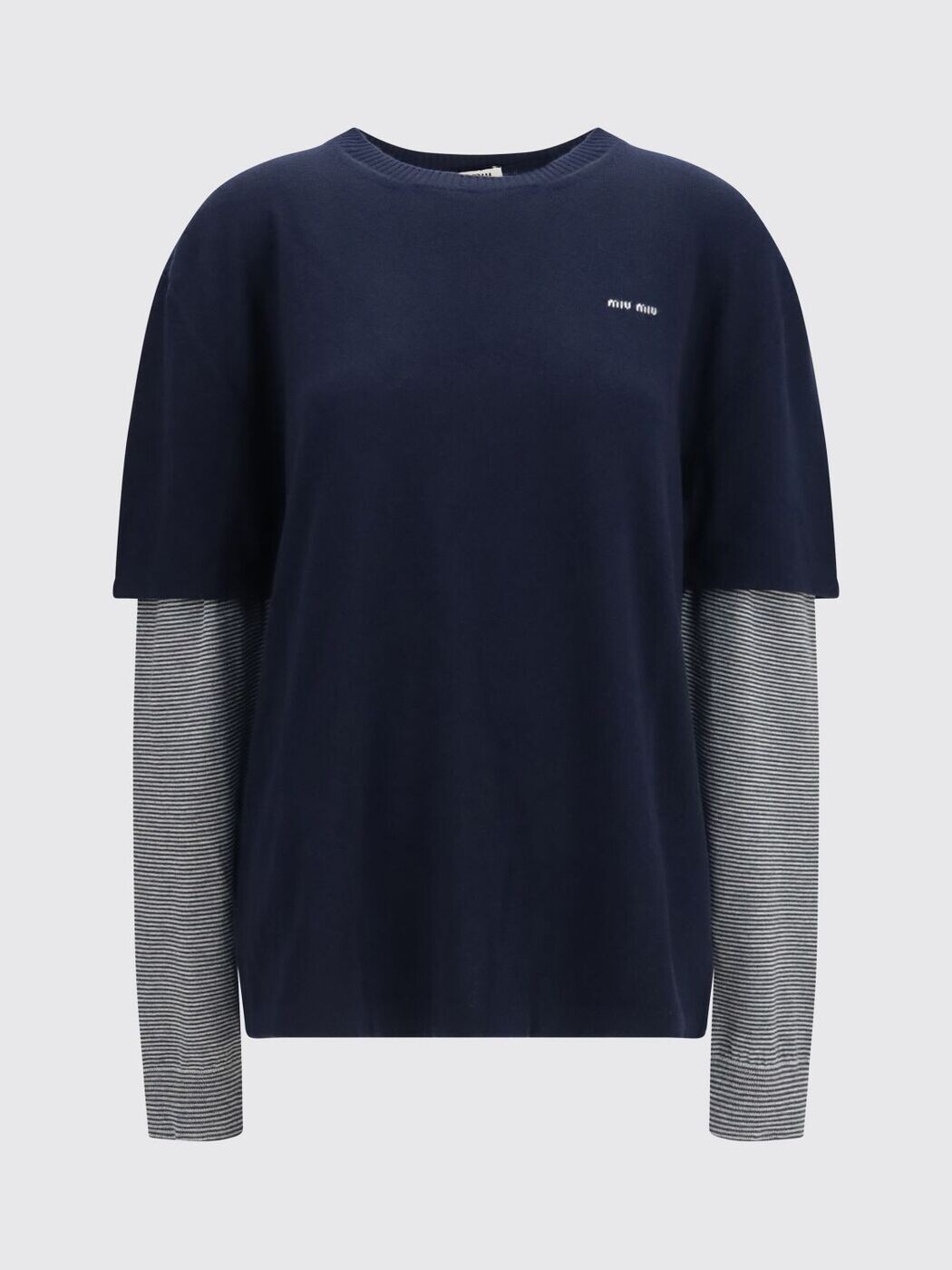 ミュウ ミュウ MIU MIU セーター ニットウェア レディース ブルー Knitwear MML07LSOOO6061 Blue 関税 送料無料 2026AW gi|BRANDSHOP「il Tesoro」