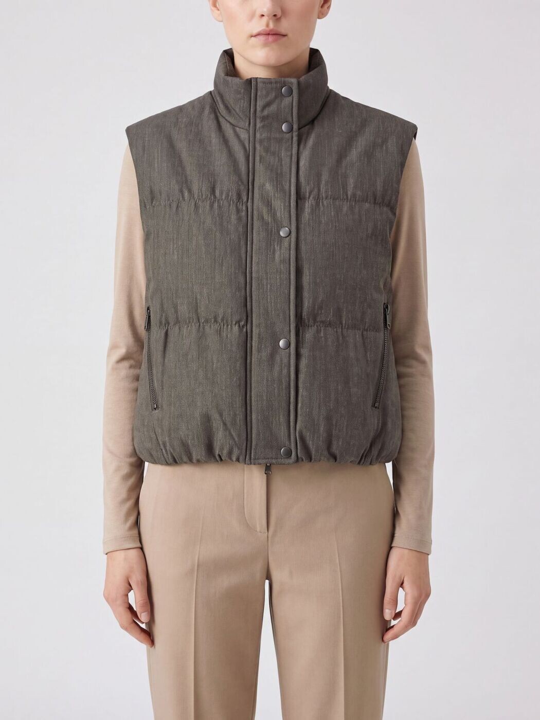 ブルネロクチネリ BRUNELLO CUCINELLI トレンチコート コート レディース グリーン Coats and trench coats MB1257605 Green 関税 送料無料 2026SS gi｜BRANDSHOP「il Tesoro」