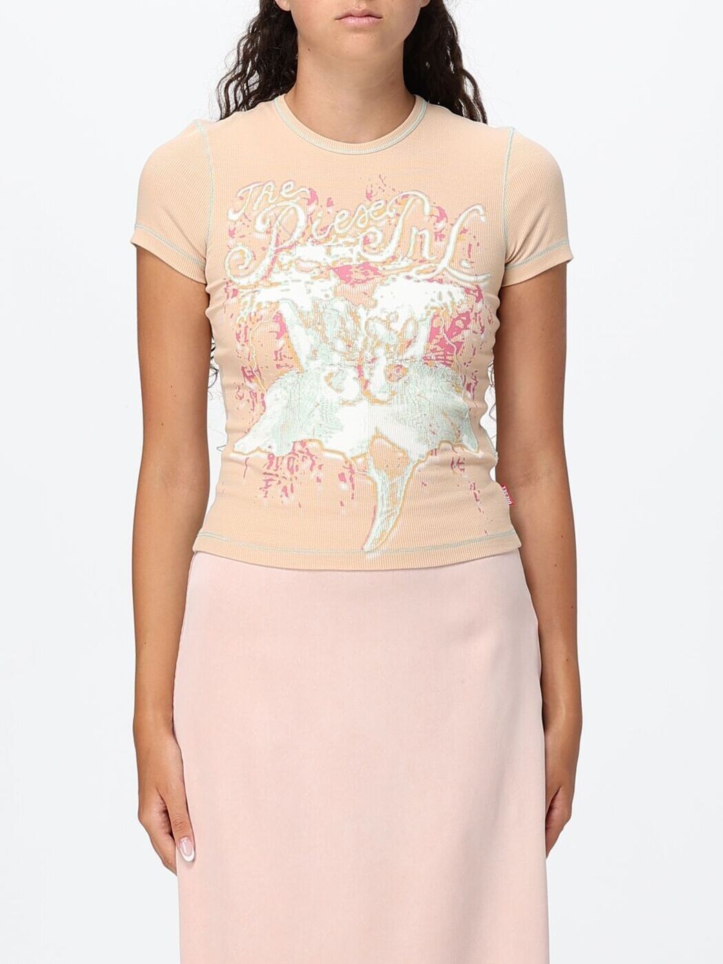 ディーゼル DIESEL ポロシャツ Tシャツ レディース ピンク T-shirts and polo shirts A236820PFBE Pink 関税 送料無料 2026SS gi｜BRANDSHOP「il Tesoro」 20,054円