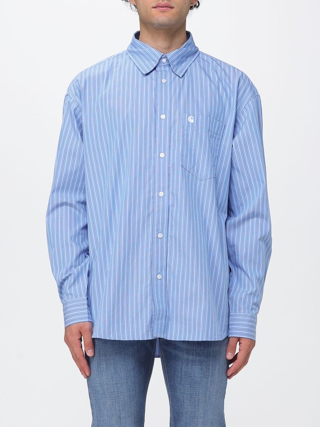 カーハート ダブリューアイピー CARHARTT WIP シャツ メンズ ブルー Shirts I036805 Blue 関税 送料無料 2026AW gi｜BRANDSHOP「il Tesoro」