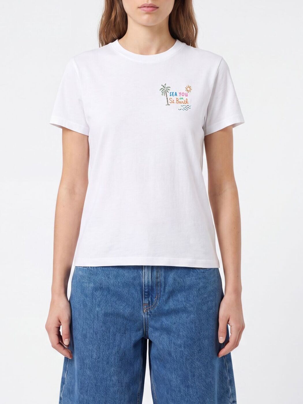 エムシーツーセイントバース MC2 SAINT BARTH ポロシャツ Tシャツ レディース T-shirts and polo shirts EMI0001 White 1 関税 送料無料 2026SS gi｜BRANDSHOP「il Tesoro」